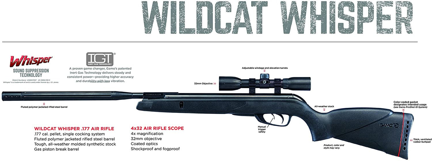 Gamo Wildcat Whisper Air Rifles