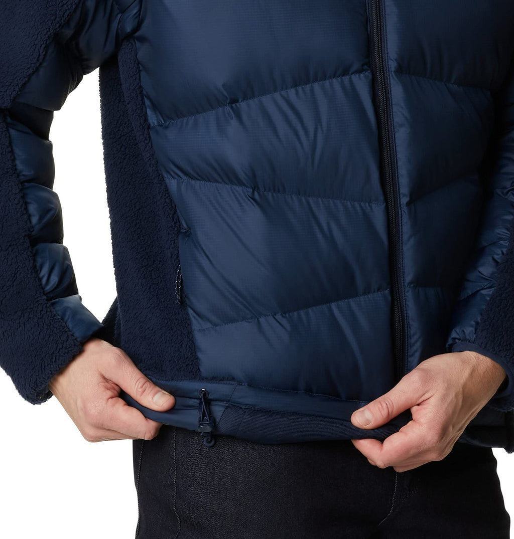 Men's Columbia Fivemile Butte Sherpa Jacket - Collegiate Navy