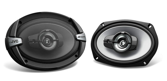 JVC CS-DR693 DRVN Car Speakers - 500 Watts of Power Per Pair, 250 Watts Each, 6 x 9 inch, Full Range, 3 Way, Built tough, Sold in Pairs, Easy Mounting
