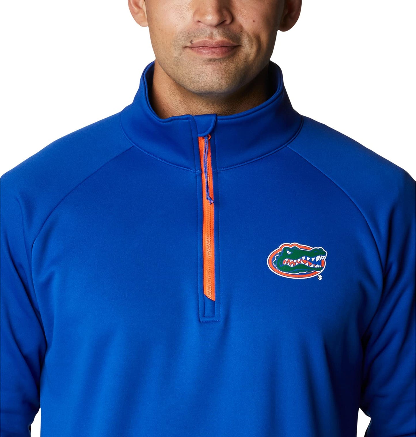 Men's Columbia Florida Gators Collegiate Terminal Tackle Fleece 1/4 Zip Shirt