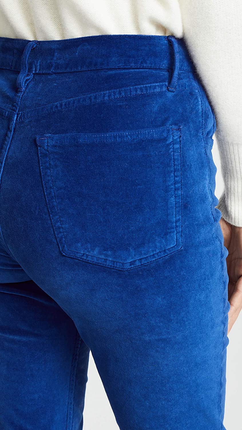 Women's 3x1 Velvet Empire Cropped Bell Pants