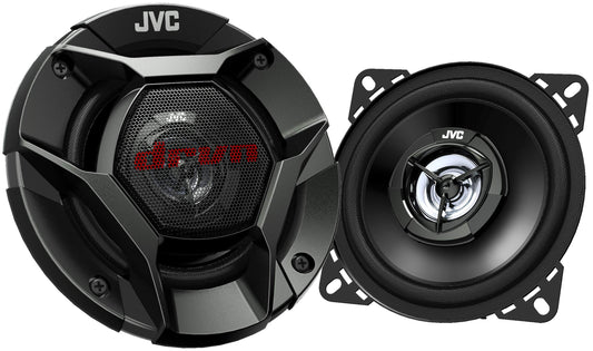 JVC CS-DR421 4" Inch Car Speakers, 220 Watts of Power, 110 Watts Each, 2-Way Coaxial, Built Tough, Perfect Factory OEM Replacements, Sold in Pairs