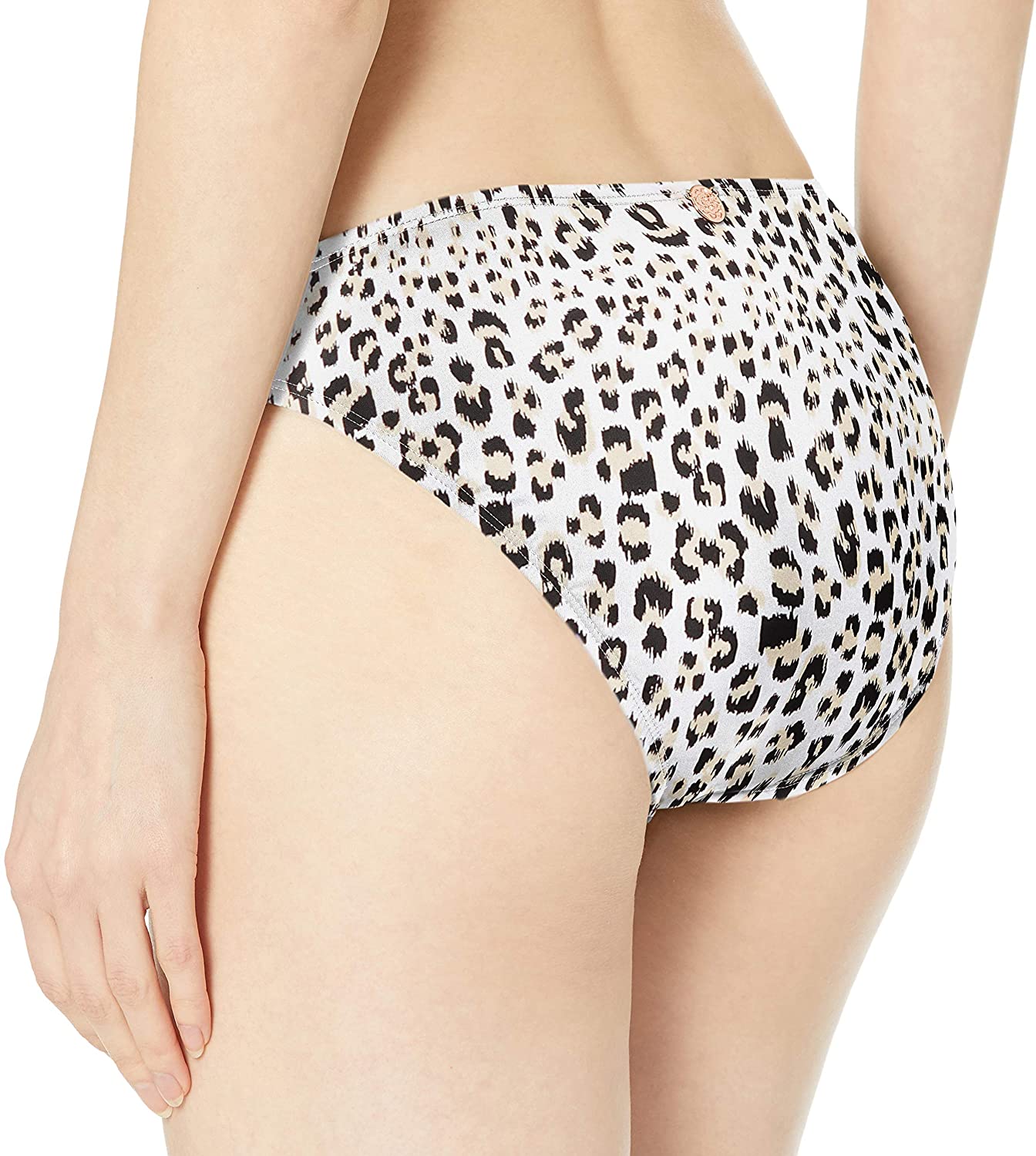 Swim Systems Women's Americana Moderate Coverage Bikini Bottom Swimsuit, Feline, Extra Small